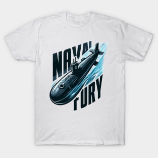 Submarine, Naval Fury T-Shirt